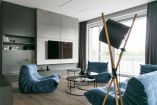 Apartament w Poznaniu – minimalizm z niebem w tle