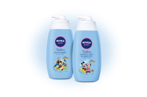 Czas na kąpiel z płynami z limitowanej edycji NIVEA BABY &amp; Disney Junior!