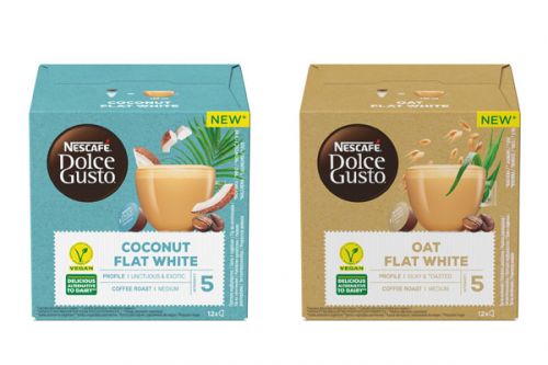 NESCAFÉ® Dolce Gusto® wprowadza kawy wegańskie. Oat Flat White i Coconut Flat White od połowy marca dostępne na półkach sklepowych